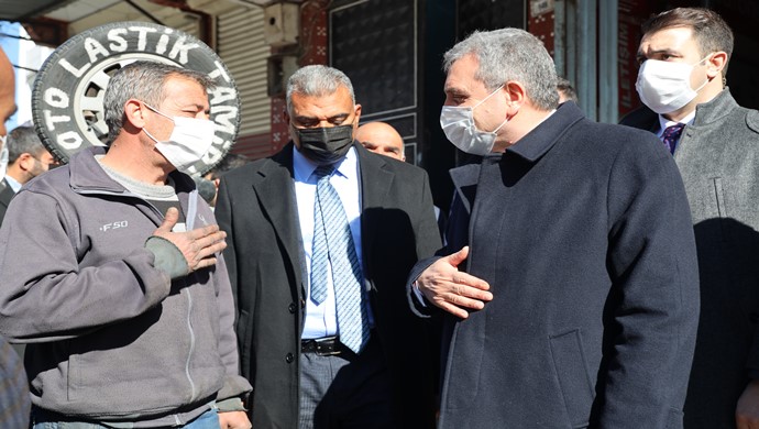 BAŞKAN BEYAZGÜL, ESNAF VE VATANDAŞ ZİYARETLERİNİ SÜRDÜRÜYOR