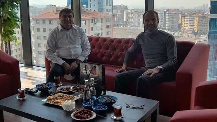 Nizip Kaymakamı Kemal Şahin `den Oruçoğlu Grup Genel Müdürü M. Sungur Ülger `e Ziyaret