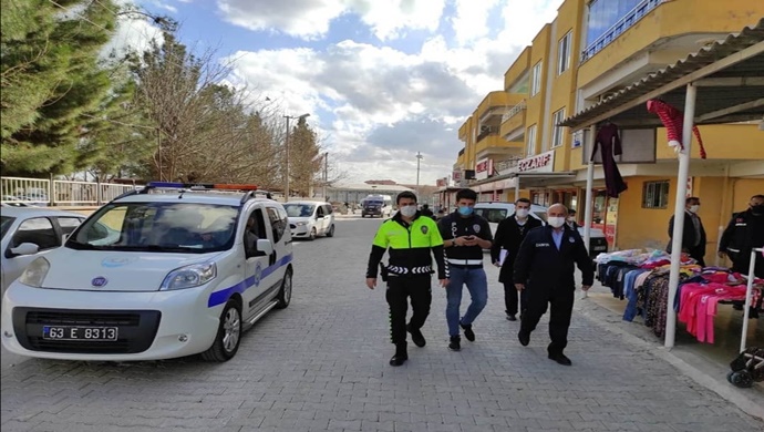 HARRAN’DA COVİD-19 DENETİMLERİ DEVAM EDİYOR