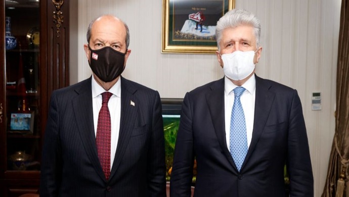 Cumhurbaşkanı Ersin Tatar, BM Genel Sekreter Yardımcısı Miroslav Jenca’yı kabul etti