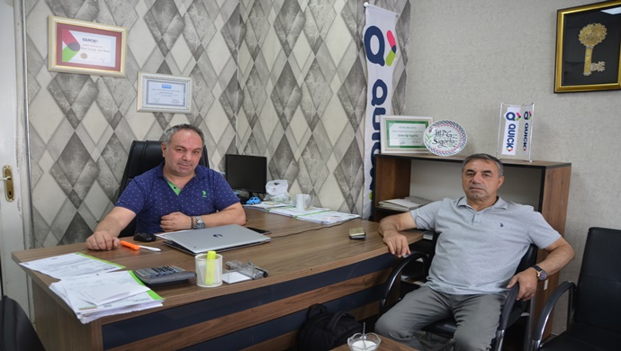 DSP ŞANLIURFA İL BAŞKANI AYHAN KIZILATEŞ, MEHMET TEVFİK GÜLSOY `U ZİYARET ETTİ